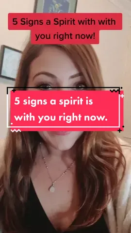 5 signs that a spirit is with you right now! #psychicmentoring #psychicgifts #rightpathwayvibe #spiritualdevelopmentcoach #psychicability #psychicmentoring 
