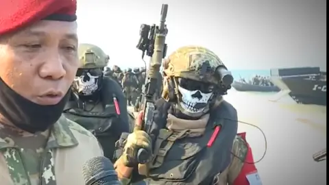 🐸 #pasukankatak #kopaska #hantulaut #tnial #tniindonesia🇮🇩 #specialforces #fypシ #fypage #fypindonesia #pyf 