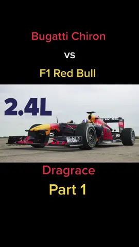Bugatti Chiron vs F1 Red Bull W16 8.0L 1500hp vs V8 2.4L 750hp  #supercarmove #bugattichiron #BBB23 #f1redbull #w16engine #v8engine #f1 #tiktok #f1cars #dragrace #bugatti #formula1 #news #ultimasnoticias #carrosdearrancadas #f1drivers #redbullracing #chiron 