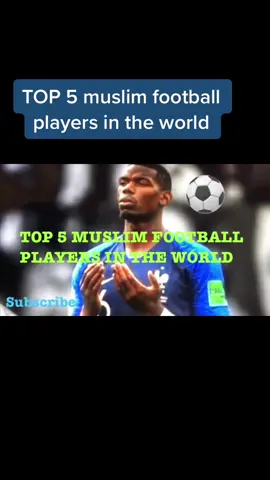 TOP 5 muslim football players in the world #islam #football 