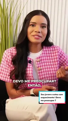 Sou jovem e estou tendo problema com esquecimento. Devo me preocupar? #neurologia #neuro #prevenção #doençasneurologicas #medicina #neurologista #neurociencia #saude #esquecimento 