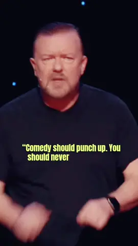 “Sometimes you gotta punch down” #rickygervias #standup #comedy