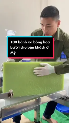 Xà bông Hoa Bưởi dành cho bạn khách ở Mỹ#htxsinhduoc #xabong #LearnOnTikTok #vtvcab 