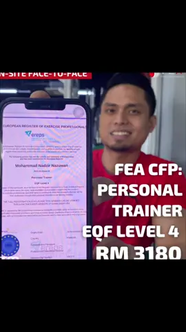 Become an EQF Level 4 FEA CFP certified personal trainer and advance your fitness career! #Fitness #personaltrainer #EQFLevel4 