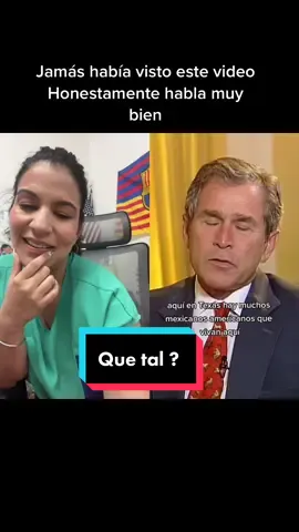#duet with @requination #georgewbush que buen video se expresa muy bien 