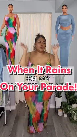 Rain, rain, go away!! #grwm #OOTD #plussize #plussizefashion #girlsnight 