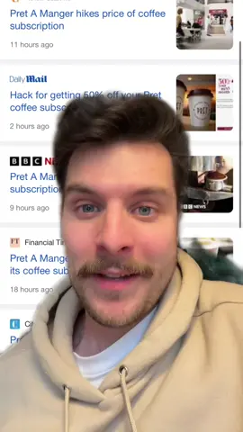 I mean I never actually paid for it even at £20 but the point stands #pret #pretsubscription 