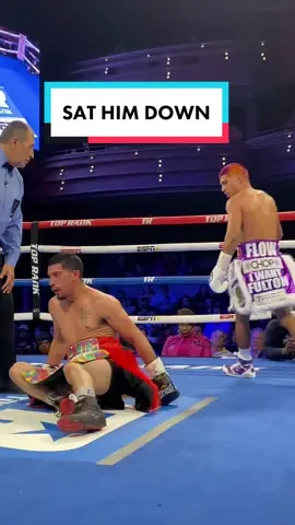The youngin sat him down 👀 #boxingtok #sports #floyddiaz #knockout 