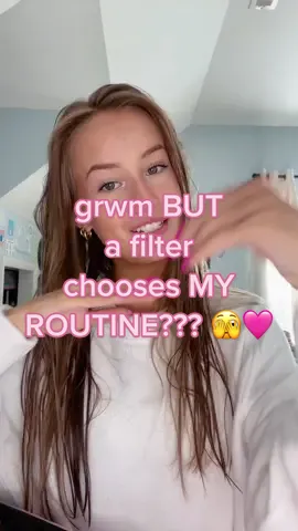 THE ASK FILTER CHOOSES MY ROUTINE?! … yikes🫣🫣💖 #trend #trending #yesorno #yesornochallenge #makeup #makeupchallenge #yesornofilter #grwm #beauty #yesornomakeup 