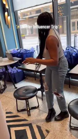 After feeling like I was being held hostage by my uber driver… the welcome made my travel woes disappear! 😅❤️ #swiffer #CleanTok #dayinthelife #hotelclean #momtok 