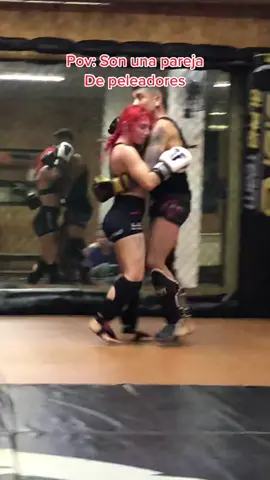 Cuando son pareja de peleadores #mma #mmalove 