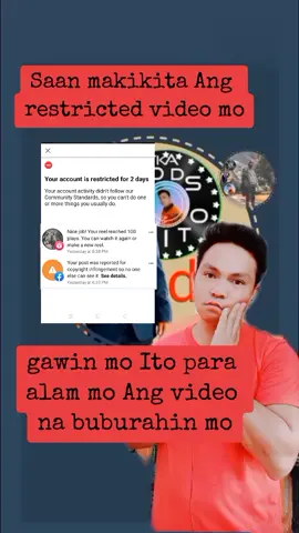 Saan makikita Ang restricted video/gawin Ito para alam mo Kung anung video mo Ang dapat burahin #turtorials #fbtips #facebook 