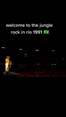 welcome to the jungle rock in rio 1991 #gunsnroses #slash #axlrose #duffmckagan #izzystradlin #mattsorum 