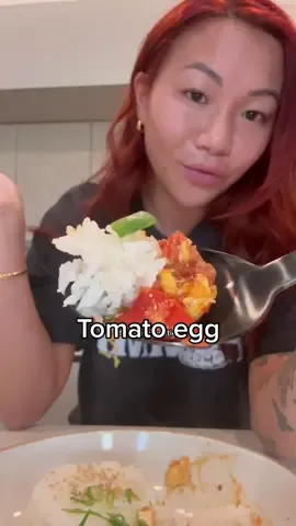Savory breakfast is superior #tomatoegg 