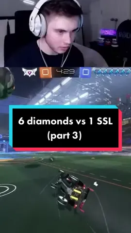6 diamonds vs 1 SSL (part 3) #rocketleague 