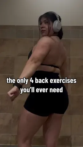 my go to when im short on time and want a quick but efficient workout. I kept everything in the 8-10 rep ramge for about 3 sets each. #backroutine #backworkout #GymTok 