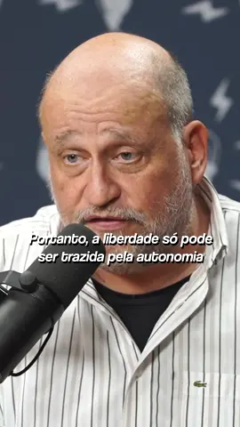 Liberdade é fazer o que não se quer #filosofia #filosofo #flowpodcast #clovisdebarros  