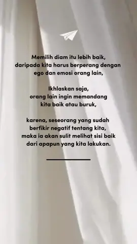 Di mata manusia 1000 kebaikanmu bisa terlupakan hanya karena 1 kesalahan, tapi bagi Allah 1000 kesalahanmu akan terhapus kan hanya dengan 1 kebaikanmu (taubat),, jadi buat apa membuktikan sesuatu kepada manusia? #muhasabahdiri #reminder 