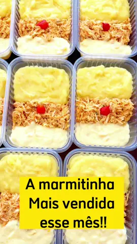 Aqui esta a mais vemdida do mes  Deliciosa combonação de franguinho desfiado com pure de mandioquinha e creme de milho  Me segue no instagram pra saber mais sobre alimentação saudavel  ♣️ CÉLIA ABREU  💚 Comidas Saudáveis  🍴Marmitas e Caldos Congelados 📍Leme - SP