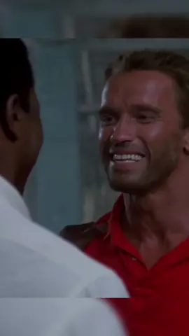 The manliest handshake of all time 💪 #arnold #predator #gym #fyp