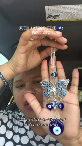 🦋🧿 #nazar #evileye #evileyeprotection #carornament #rearviewmirrorcharm 
