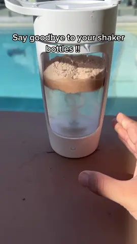 Say Goodbye to Shaker Bottles !! #shakerbottle #electricshaker #fitnessroutine #GymLife #whey #proteinshake 