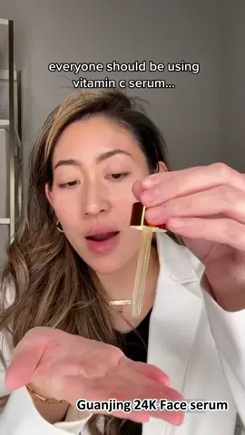 It makes my skin whiter, Helps my wrinkles fade away💕💕#whitening #24k #goldcare #wrinkles #GUANJING #24kfaceserum #24kpuregold 