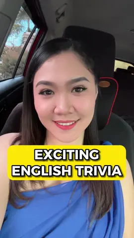 😲 Exciting ENGLISH TRIVIA 💯 #fyp #fypage #fypシ゚viral #foryoupage #english #trivia #newwords #oxford #dictionary #learnenglish #englishswriting #gumalingsaenglish #matutomagenglish #englishgrammar #englishlesson #aubreybermudez #learnenglishwithteacheraubrey #learnenglishwithaubrey #teacheraubrey #learnenglish #speakenglish #speakconfidently #writeconfidently #englishteacher