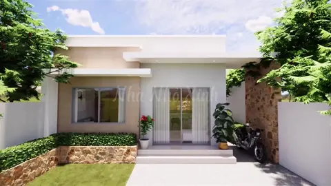 Nhà cấp 4 hiện đại thoáng mát cho vợ chồng son 49 mét vuông (7x7m) #nhanhoxinh #thietkenhanho #nhavuonnhoxinh #thietkenhacap4 #thietkenhadep2023 #thietkenoithat #xaynhatietkiem 