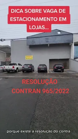 DICA SOBRE PARAR EM ESTACIONAMENTO DE LOJAS COM VAGA EM RECUO #auto #carro #carros #mundoauto #estacionamiento #dica #ficaadica 