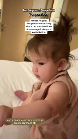 Cutie baby Amila! 😆 #philippinestar #EntertainmentNewsPH #celebritynewsph #angelicapanganiban #amilasabine