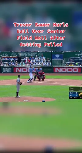 If Bauer is upset you wont have to guess, not a strsnger to showing emotions on the feild. #Indians #Gaurdians #BASEBALL #MLB #BASEBALL #FYP #foryoupage #royals 