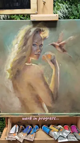 Hi everyone! For those who are new to my tiktok, my name is Isabel and I love to paint!  I am working on this selfportrait right now! If you enjoy art then feel free to follow me on here on tiktok and insta for art and on my YouTube channel @Isabel imagination ART there I post time-lapse painting videos!! In under 5 minutes you can see the transformation from a blank canvas to a finished art piece!  Visit my webshop if you are interested in my art gallery. There you will find available paintings as well as my sold pieces. I only sell original work (no reproductions). So you will have a totally unique art piece on your wall!  I have a link in my bio to my webshop but you can also go to: https://isabelimagination.com/en/  If you'd like me to paint an art piece on commission for you (a loved one, a pet, or a landscape), email me: info@isabelimagination.com  #painting #artist #womenartists #artistsoftiktoks #art #artwork #artistatiktok #arttok #timelapsepainting #oilpainting #oilpaintoncanvas #art #artpiece #artist #painter #artgallery #artcollection #nudepainting #selfportrait #portraitpainting 