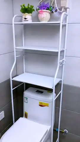 احصلي على حمام أكثر تنظيمًا مع استاند الغسالة و الحمام 2 في 1