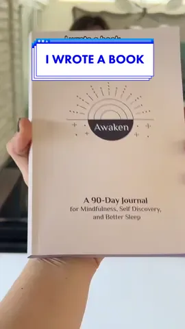 Awaken is now on Amazon 🤩📖 Iinkin8!0 or search “dream journal” 💤 #fyp #BookTok #newbook #sleep #dreams #sleephacks #dreammeaning #luciddreaming #insomnia #cantsleep #sleepbetter #LearnOnTikTok #EduTok 