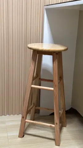 #aestheticfinds #tiktokfindsph #foryou #foryoupage #shopping #nordic #wood #yellowbag Sturdy Nordic Bar Stool Wood Chair 60cm 70cm 80cm