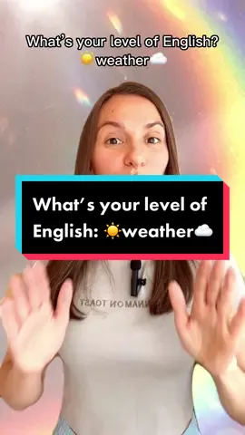 Check your level of English #englishonline #englishstudy #englishvocabulary #englishweather #englishlesson 