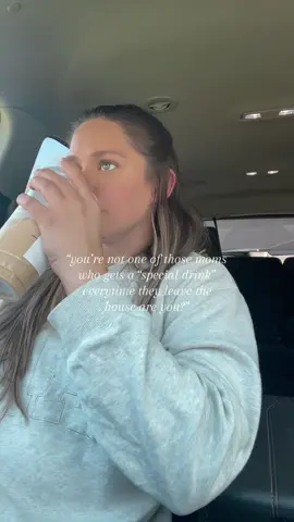 its like a little reward for making it out of the house 🫶🏼🤭 #momtok #MomsofTikTok #momvlog #specialdrink 