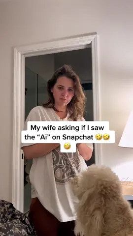 “AL” — short for alien 👽😭🤣 #hunteranddevin #myai #hilarious #mywife #funny 