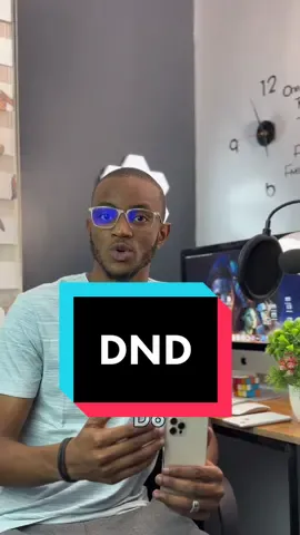 How to set up do not disturb on iphone#oumar_dr #viralvideo #siri #arewatiktok #fyp #teamsam🔥 #tiktoknigeria 