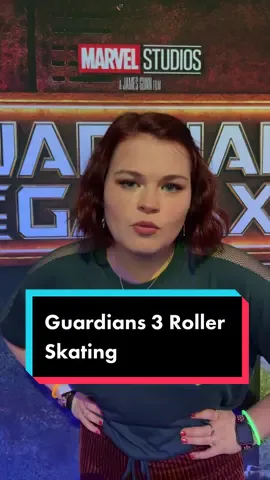 When you go to a #GuardiansoftheGalaxy3 event and Gamora never shows #marvel #marvelstudios #rollerskating @starkkates @misscatherinemora @marvel 