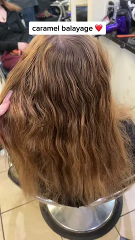 caramel balayage 🤎🤎. #fyp #hairtransformation #cosmoschool 