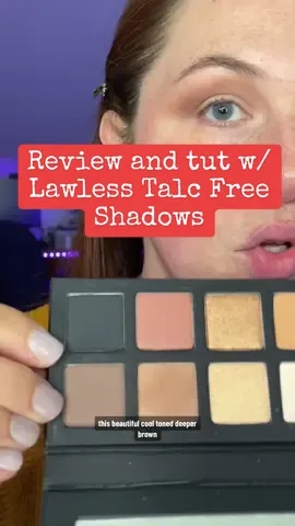 Thoughts on Talc Free Shadows? #talcfreemakeup #talcfreeeyeshadows #talcfreeeyeshadow #lawlessmakeup #lawlessbeauty #lawlessreview #eyeshadowtutorial #easyeyeshadowtutorials #hoodedeyesmakeup #hoodedeyetutorial #hoodedeyemakeup #ihavehoodedeyes #everydaymakeup #neutraleyeshadowpalette #neutraleyelook 