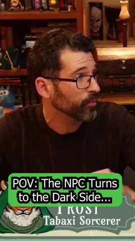 POV: The NPC turns to the dark side... #dnd #ttrpg #dndtiktok #dnd5e #dndmeme #dungeonsanddragons #dungeonmaster #fyp #fypシ #funny #nerd #pov #cringe 