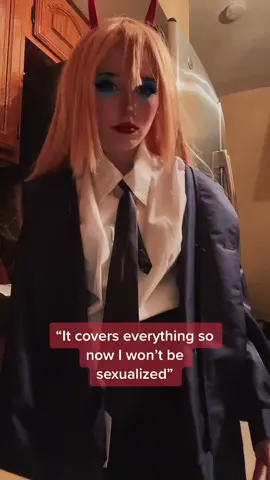 Please keep in mind that I am a minor. I am sick of this. You all need to do better. #powercosplay #powerchainsawmancosplay #powerchainsawman #power #powercsm #powercsmcosplay #cosplay #cosplayer #cosplays #cosplaying #cosplayers #missjunebuggie 