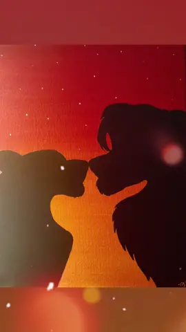 Lion King Silhouette  Acrylic Paint on 11x14 canvas  #acrylicpainting #artistsoftiktok #lionking #canyoufeelthelovetonight #movies #nostalgia #childhood 