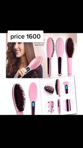 Fast Hair Straightener Brush  Color Only Pink Made In Chaina Model 906 Good Qulat-*🥳🥳🥳