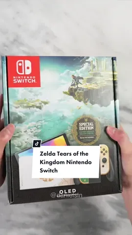 Unboxing the Zelda Tears of the Kingdom special edition Nintendo Switch! I think it’s the best looking one out of all the special editions. The details on this switch is🔥.  #nintendo #nintendoswitch #zelda #zeldatearsofthekingdom #unboxing #specialedition 