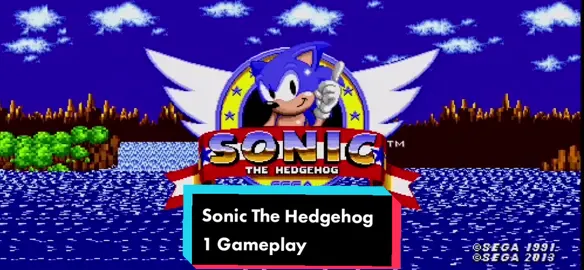 Sonic the Hedgehog 1 Gameplay part 1 Green Hill Zone 