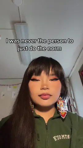 Tbh not alot of people used to wear these things during these events. Trend starter boi #nativetiktok #influence #culture #prom #graduate #college #indigenous #ribbonskirt 